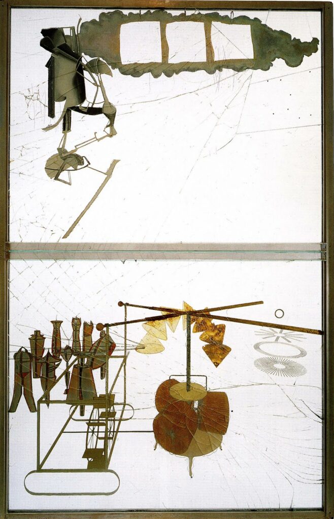 The Bride Stripped Bare by Her Bachelors Duchamp