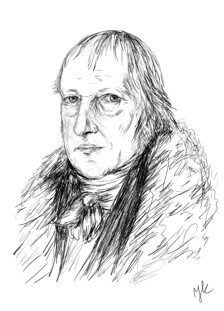 G. W. F. Hegel portret