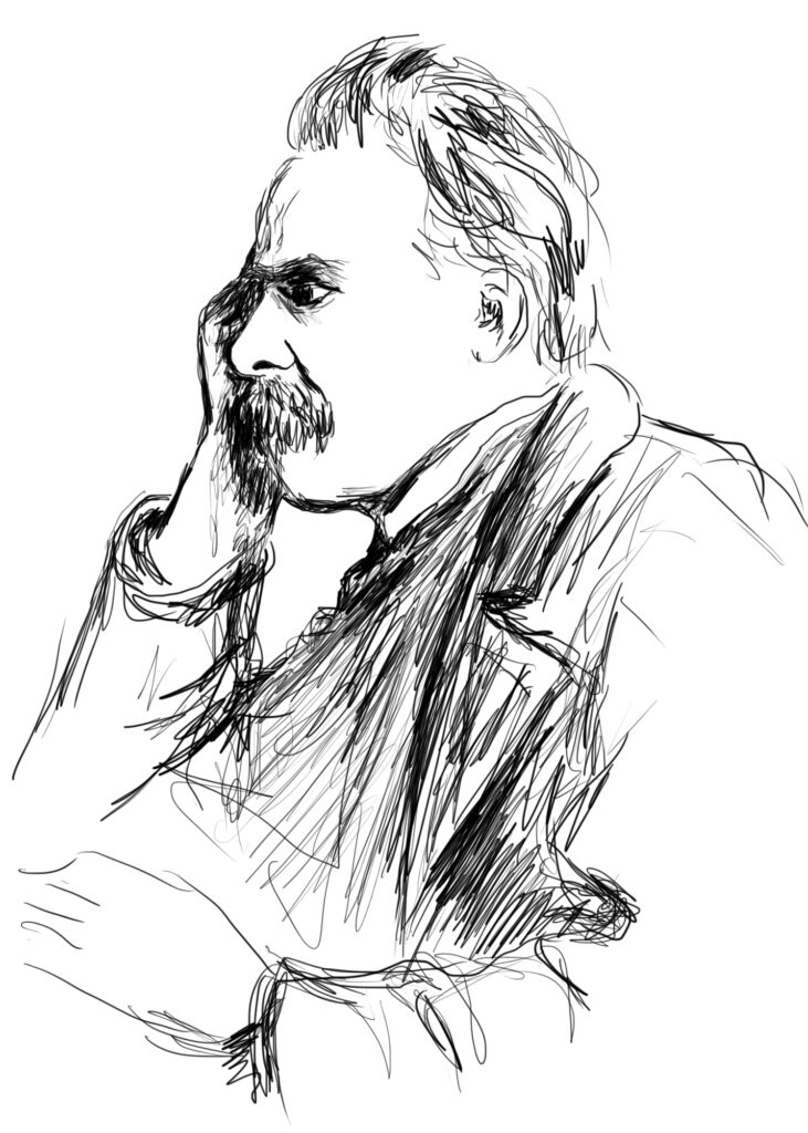 Fryderyk Nietzsche portret