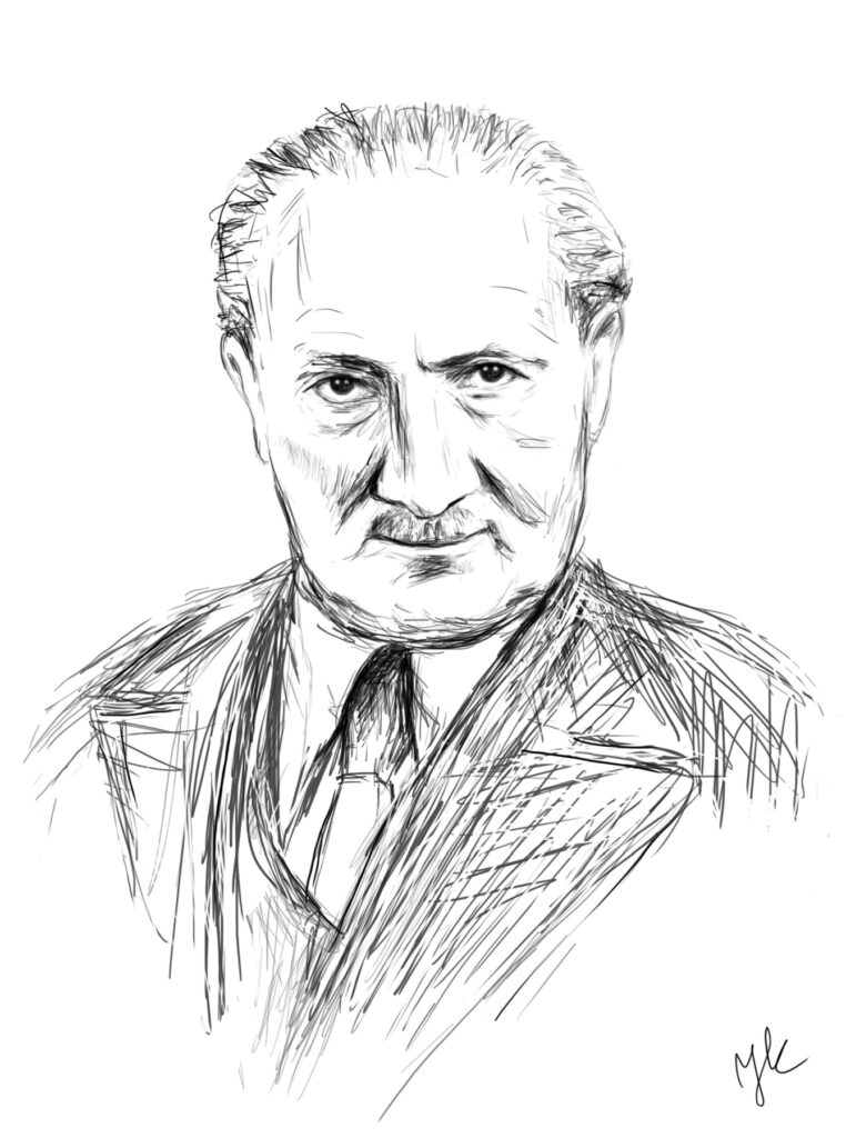 Martin Heidegger portret