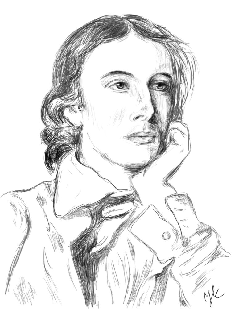 Portret poety John Keats