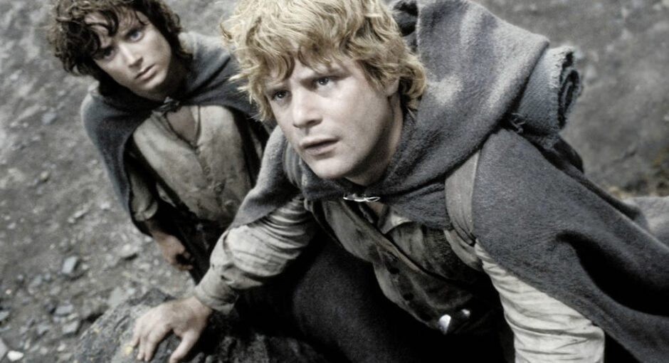 Władca Pierścieni Sam i Frodo