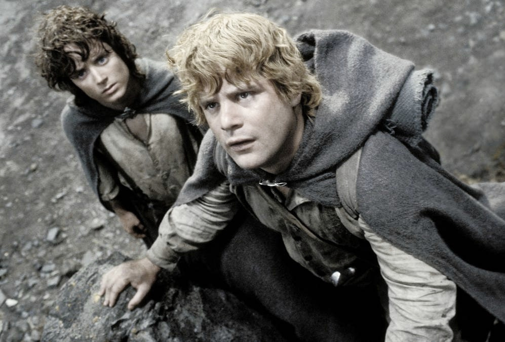 Władca Pierścieni Sam i Frodo